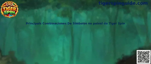 Principales combinaciones de símbolos en el panel de Tiger Spin