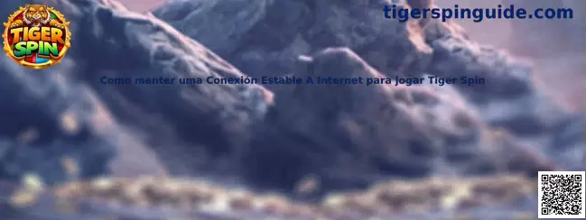 Cómo mantener una conexión estable a Internet para jugar Tiger Spin
