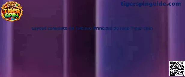 Layout completo del Tablero Principal del juego Tiger Spin