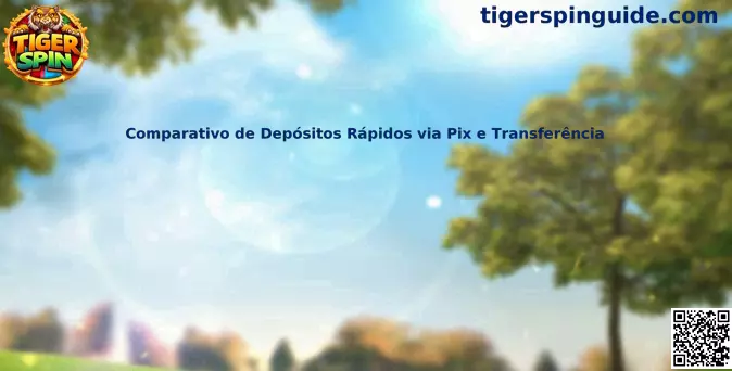 Comparativo de depósitos rápidos vía Pix y transferencia